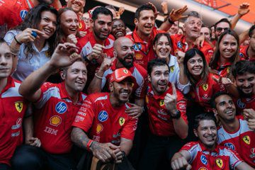 Lewis Hamilton gana por primera vez con Ferrari en el Gran Premio de Barcelona. Foto: X: @F1