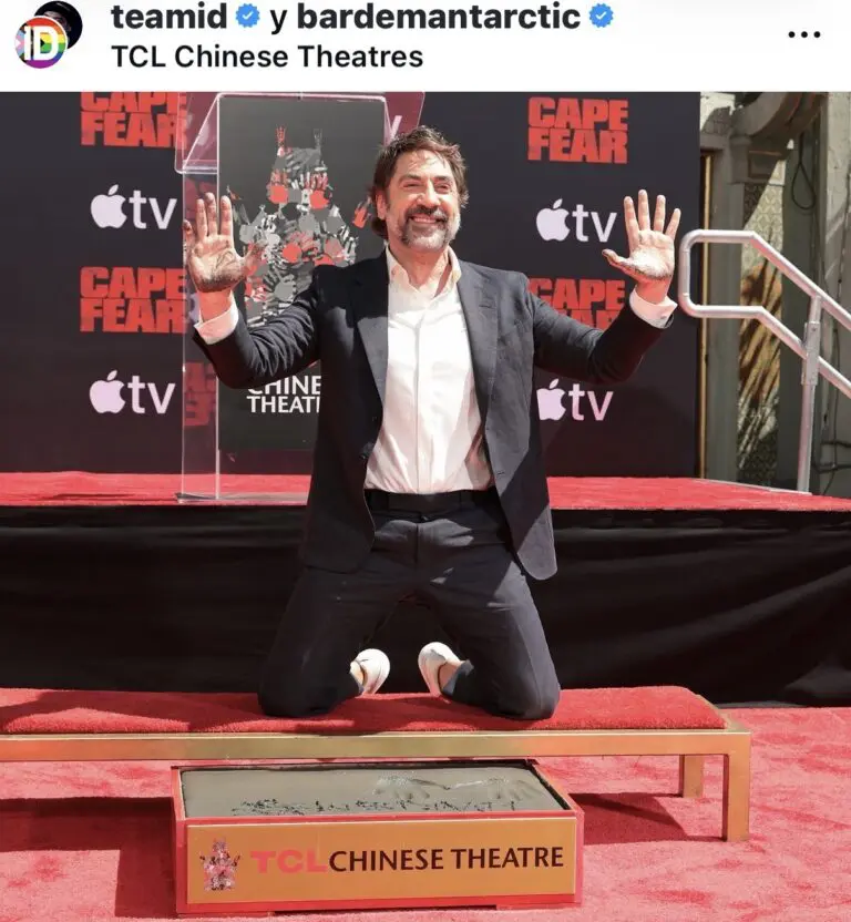 Javier Bardem emocionado por tener su estrella en el Paseo de la Fama