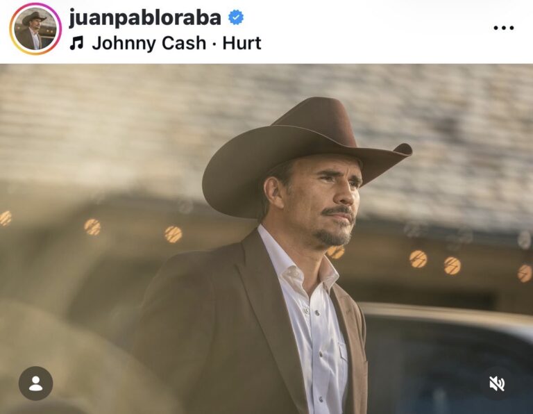 Juan Pablo Raba emocionado por el éxito de “Rancho Dutton” en Paramount+
