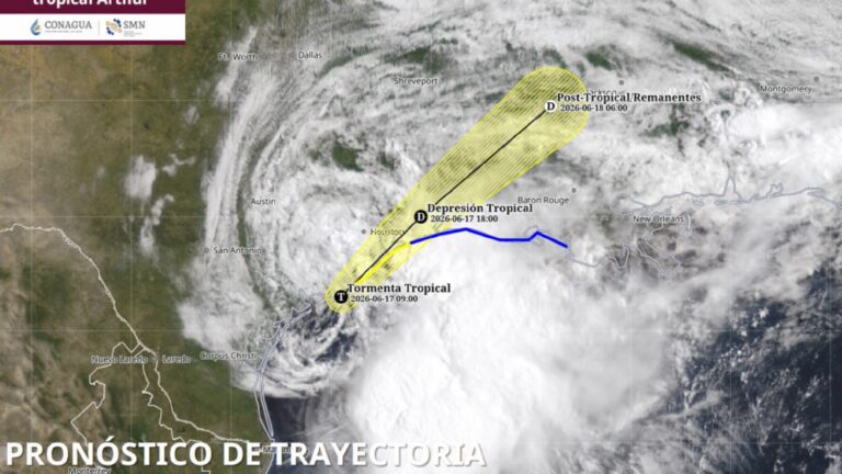 Tormenta “Arthur” avanza hacia Texas y Luisiana