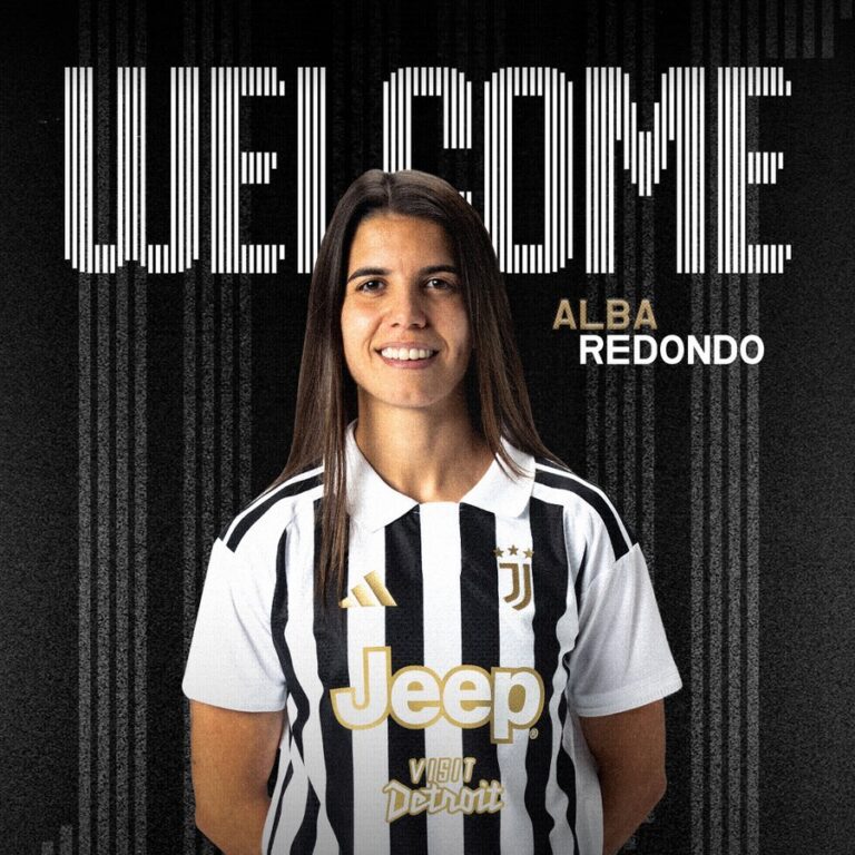Alba Redondo, nueva jugadora de la Juventus de Turín. Foto: X: @juventusfc