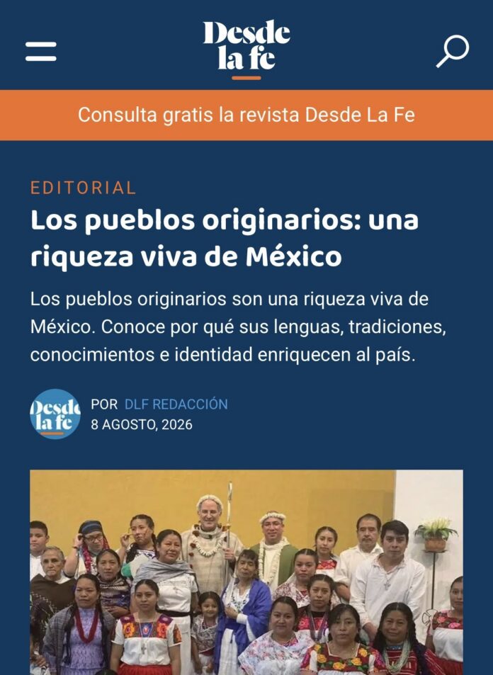 Los pueblos originarios: una riqueza viva de México Arquidiócesis