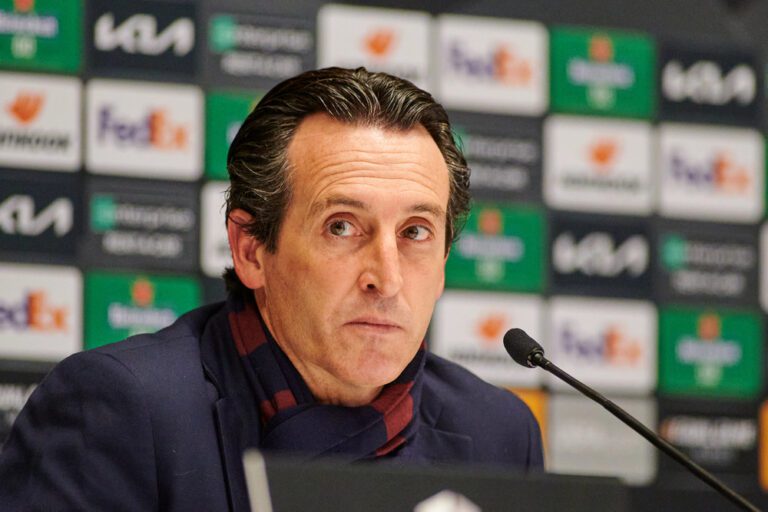 El entrenador del Aston Villa, el español Unai Emery, afirmó estar orgulloso