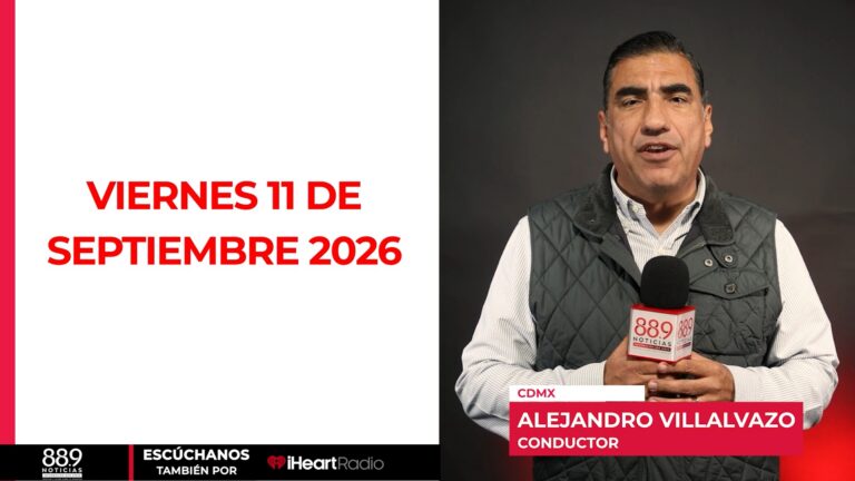 La Mañanera de Panorama Informativo del viernes 11 de septiembre de 2026