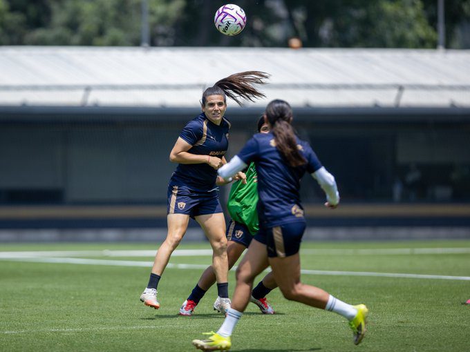 Pumas Femenil se prepara para recibir al América en la Jornada 6 del Apertura 2026 de la Liga Femenil. Foto: X: @PumasMXFemenil