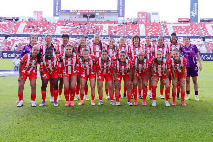 Atlético San Luis Femenil. Liga Femenil. Foto: X: @AtletiDeSLPFem