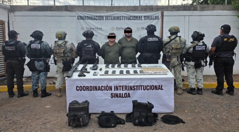 Sedena detiene a dos integrantes de “Los Menores”, vinculado a “Los Chapitos”