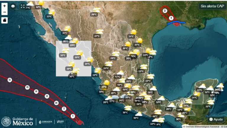 Nacen los ciclones “Marie” y “Edouard” ; uno reforzará lluvias en el occidente de México