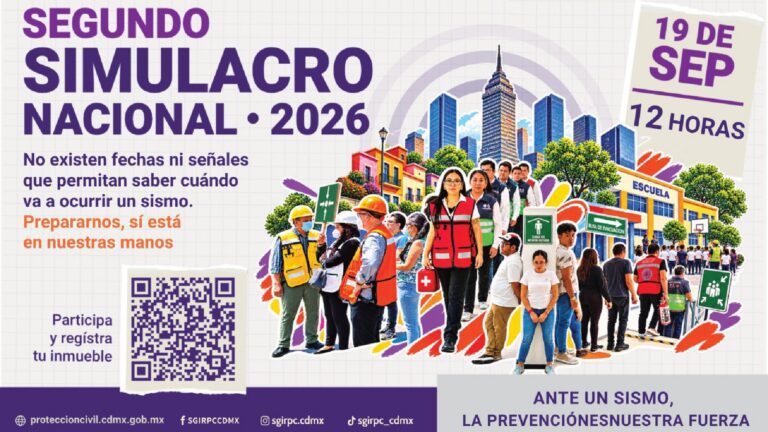 El sábado 19 de Septiembre sí habrá Simulacro, confirmó el Gobierno CDMX