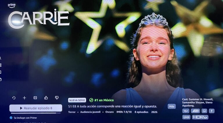 Prime Video confirma segunda temporada de “Carrie”